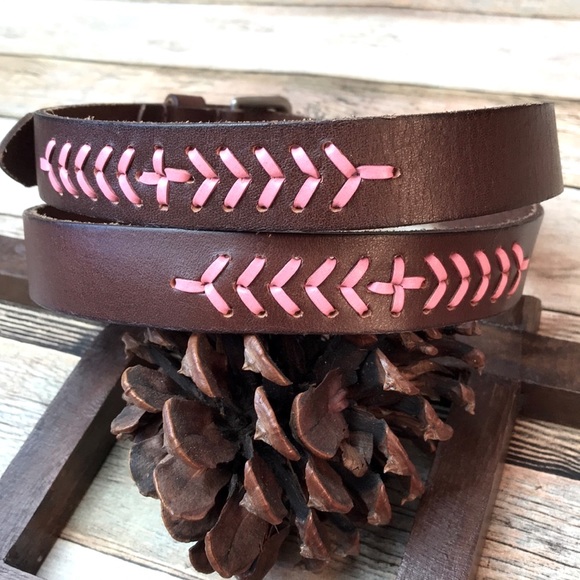 AEO Leather Belt Size Medium - Picture 2 of 7